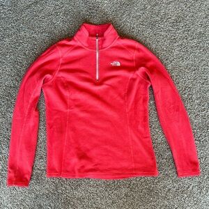 Coral North Face Pullover